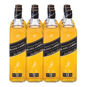 Johnnie Walker Black Label Scotch Whisky (12 x 750 ml)